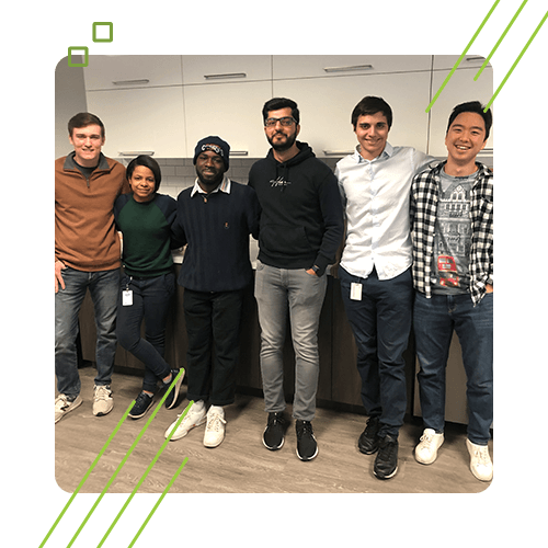 Career Imgs-Interns photograph of 6 itential interns in the atlanta office during their immersive intern program