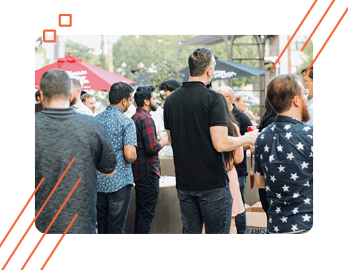 Career Imgs2 Committee photography of a group of itential network automation employees at a companywide strategic planning session during it's committee week