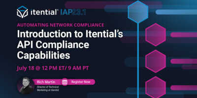 Automating Network Compliance: Introduction to Itential&rsquo;s API Compliance Capabilities