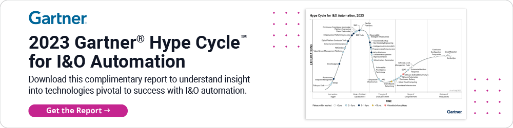 CTA-Gartner Full 2023 Gartner Hype Cycle for I&O Automation. Get the report.