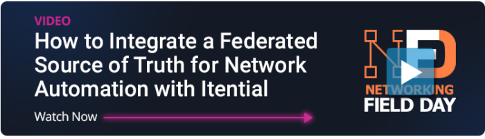 Blog Banner_NFD27 - Integrate SSoT copy How to Integrate a Federated Source of Truth for Network Automation with Itential (NFD 27)