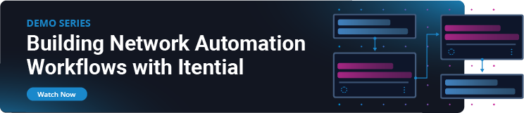 CTA_Demo_Building Network Automation Workflows with Itential