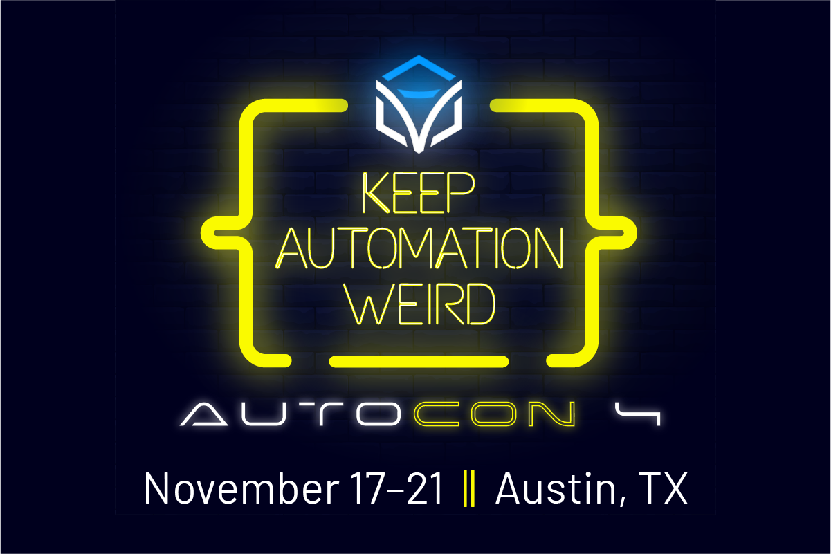 AutoCon4 conference in Austin, TX, November 17&ndash;21, featuring Itential with the theme Keep Automation Weird.