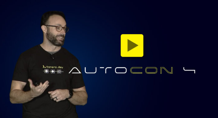 Image from AutoCon 4 titled &lsquo;Is MCP Just an API Abstraction?&rsquo; featuring William Collins, Director of Tech Evangelism at Itential, discussing the role of Model Context Protocol (MCP) in AI agents, API abstraction, and infrastructure automation.