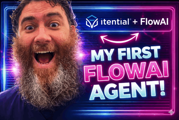 John Capobianco builds his first FlowAI Agent (FlowAgent) using Itential FlowAI.