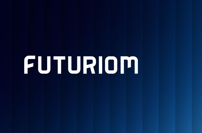 Futuriom logo on a blue striped background, cover for a report on building autonomous infrastructure