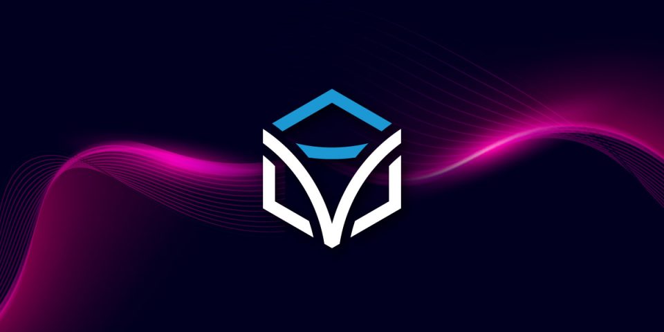 Itential icon over a purple wave graphic representing FlowAI