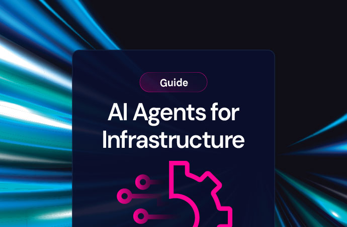 AI Agents for Infrastructure guide cover with a gear and circuit icon