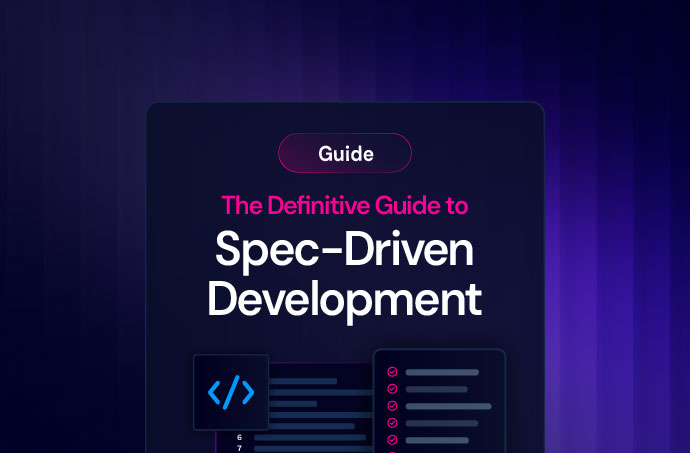 Cover for the guide "The Definitive Guide to Spec-Driven Development"