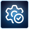 icon of a cog symbolizing automation, configuration, and settings