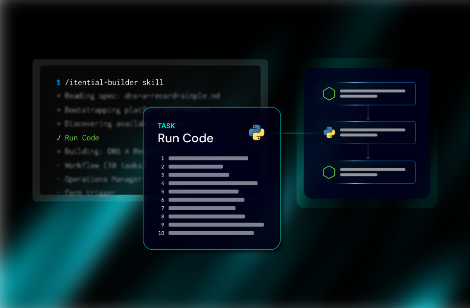 Platform 6.4's Run Code task lets the builder-agent embed Python directly in a workflow – a third delivery option that reshapes spec-driven development.